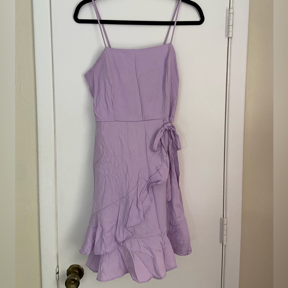 Lavender Spaghetti Strap Dress